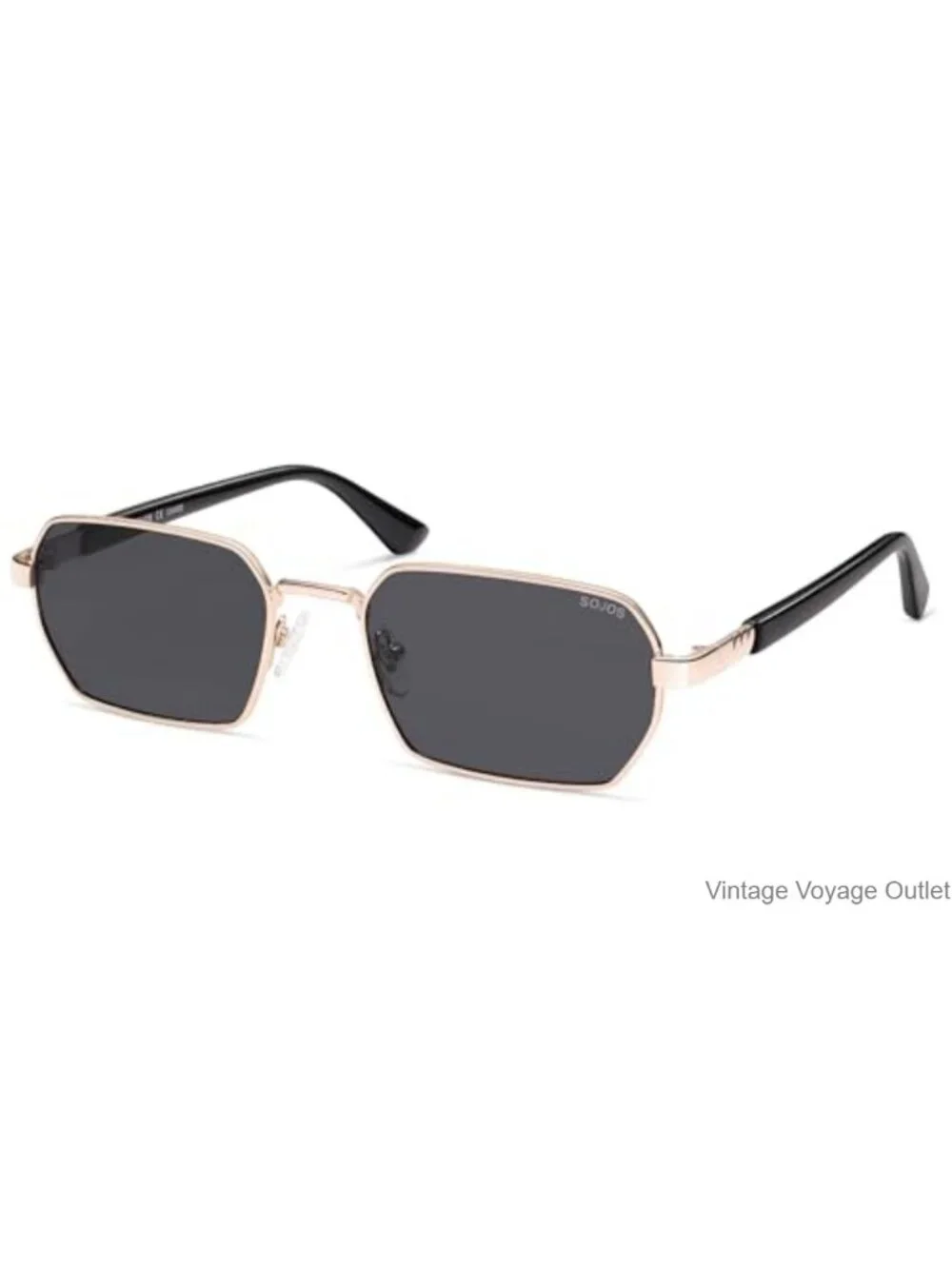 Retro Square Polarized UV400 Sunglasses with Stainless Steel Frame